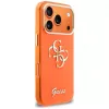 Guess IML 4G Script Metal Case for iPhone 15 Pro - Orange