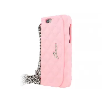 Apple Quilted Clutch Silicone Case for iPhone 6 Pink