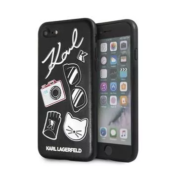 Karl Lagerfeld Apple iPhone 7/8/SE2020 Pins Hard Case Black