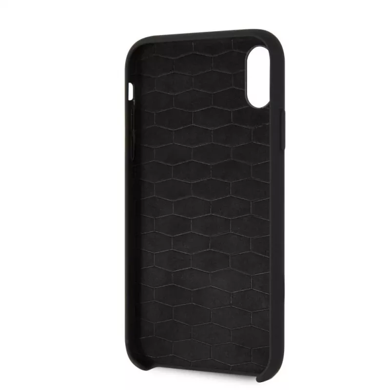 BMW Hard Cover Silicone for Apple iPhone XR Black M Collection