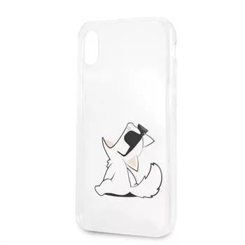 Karl Lagerfeld Apple iPhone XR Fun Choupette No Rope Hard Case Transparent