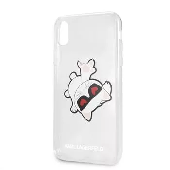 Karl Lagerfeld Apple iPhone XR Fun Eaten Hard Case Transparent