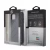 Mercedes-Benz Apple iPhone 11 Pro Max Quilted Genuine Leather Back Cover Blue