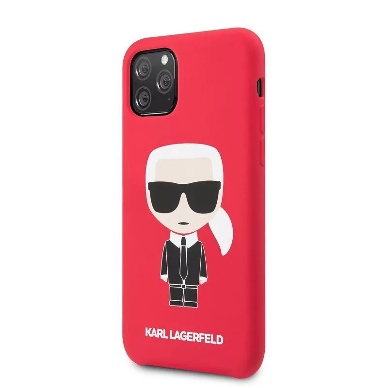 Karl Lagerfeld Iconic Body Cover for Apple iPhone 11 Pro - Red