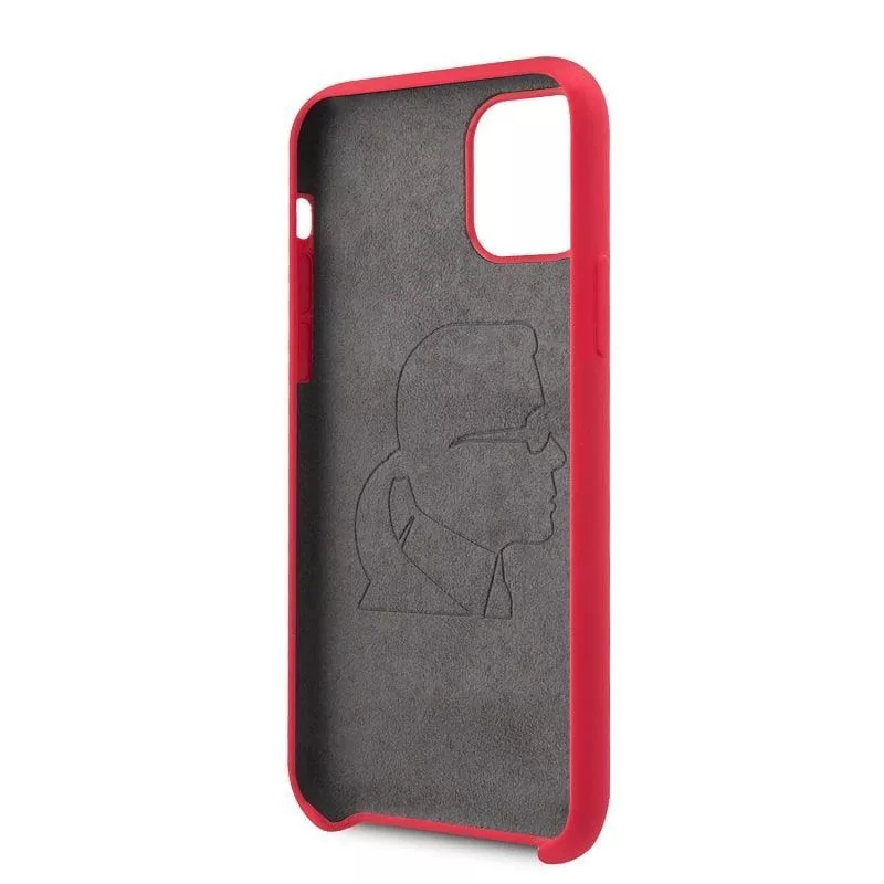 Karl Lagerfeld Iconic Body Cover for Apple iPhone 11 Pro - Red