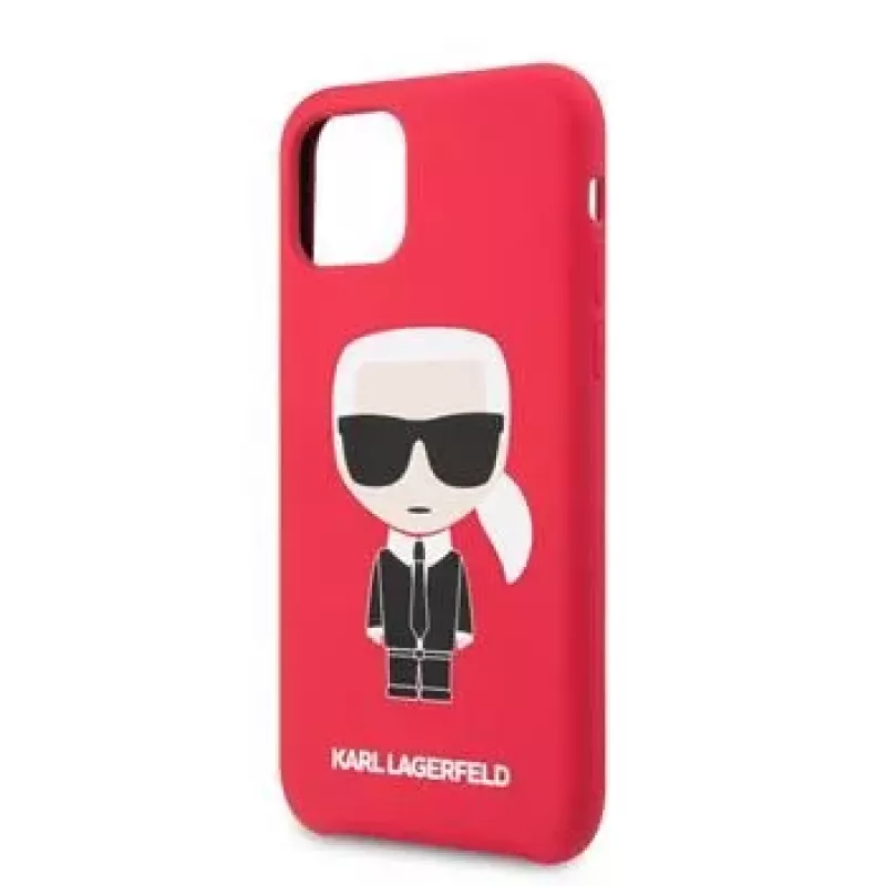 Karl Lagerfeld Iconic Body Cover for Apple iPhone 11 Pro - Red