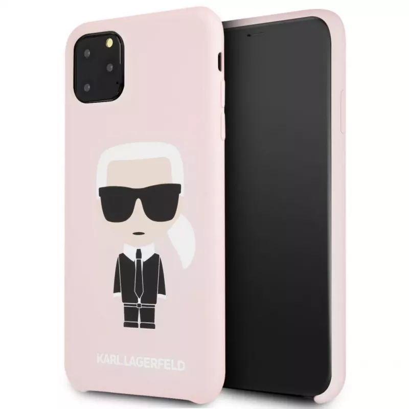 Karl Lagerfeld Apple iPhone 11 Pro Max Silicone Fullbody Ikonic Pink Pink