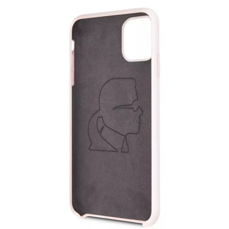 Karl Lagerfeld Apple iPhone 11 Pro Max Silicone Fullbody Ikonic Pink Pink