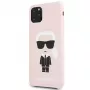 Karl Lagerfeld Apple iPhone 11 Pro Max Silicone Fullbody Ikonic Pink Pink