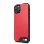 BMW Apple iPhone 11 Pro Hardcase Smooth PU Leather Red