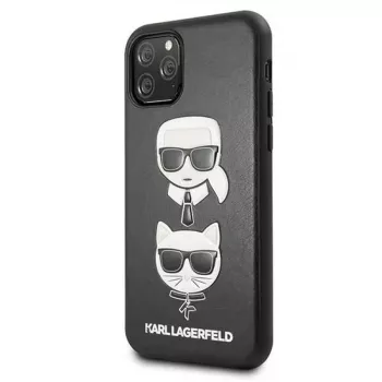 Karl Lagerfeld Apple iPhone 11 Pro Karl Lagerfeld and Choupette Cover Black