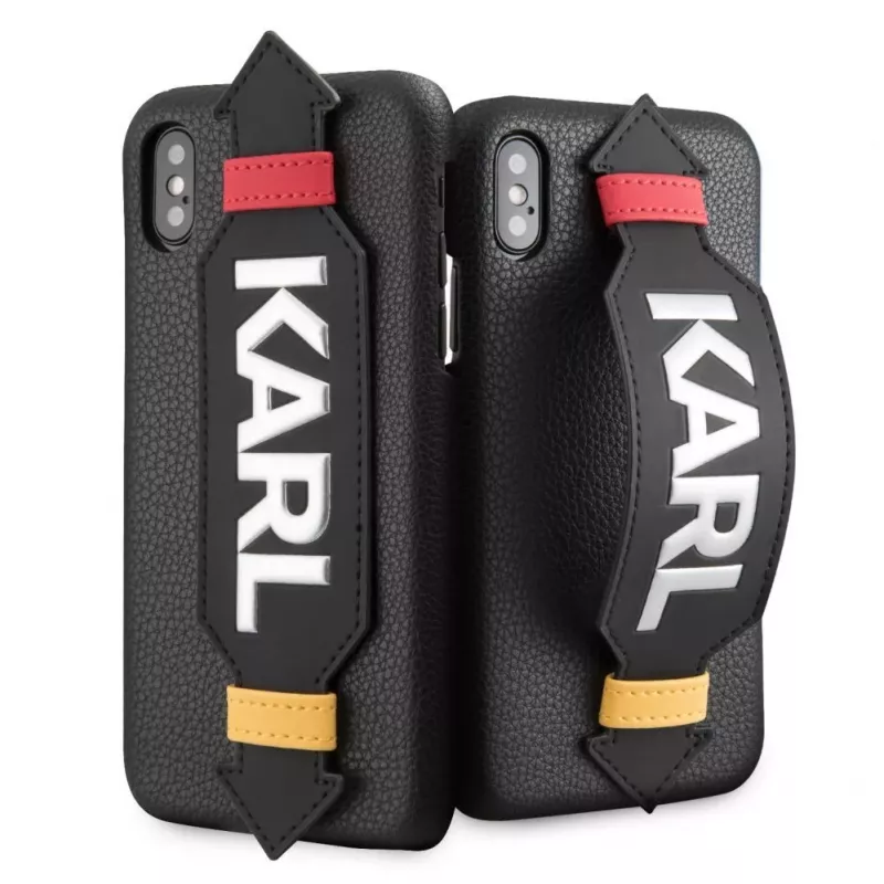 Karl Lagerfeld Apple iPhone X/XS PU Case With Strap Black