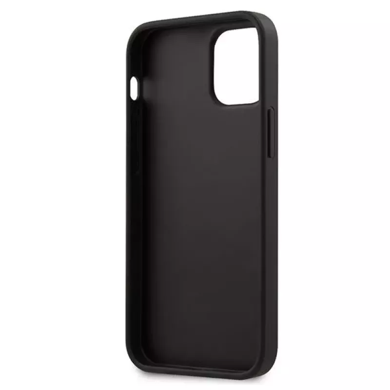 Guess GUHCP12SVSATMLRE Saffiano Hard Case for Apple iPhone 12 Mini - Red