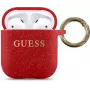 Guess AirPods Pro Glitter Silicone Case Red