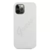 Guess Apple iPhone 12 Pro Max 6.7 inch Vintage Cover Cream