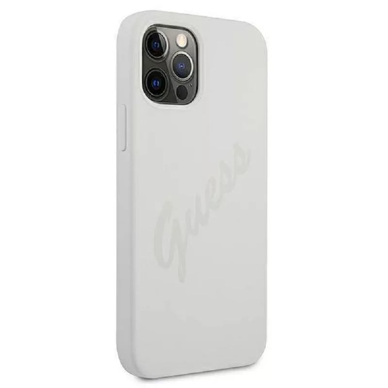 Guess Apple iPhone 12 Pro Max 6.7 inch Vintage Cover Cream