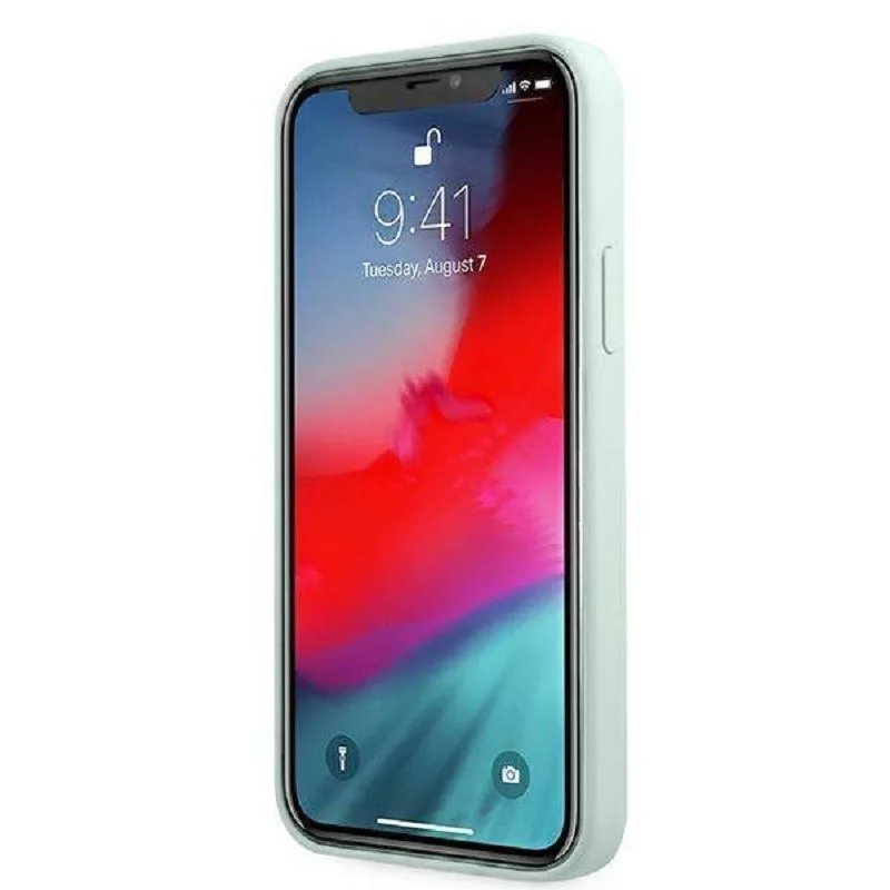 Guess Apple iPhone 12 Pro Max 6.7'' Fuschia Cover Blue