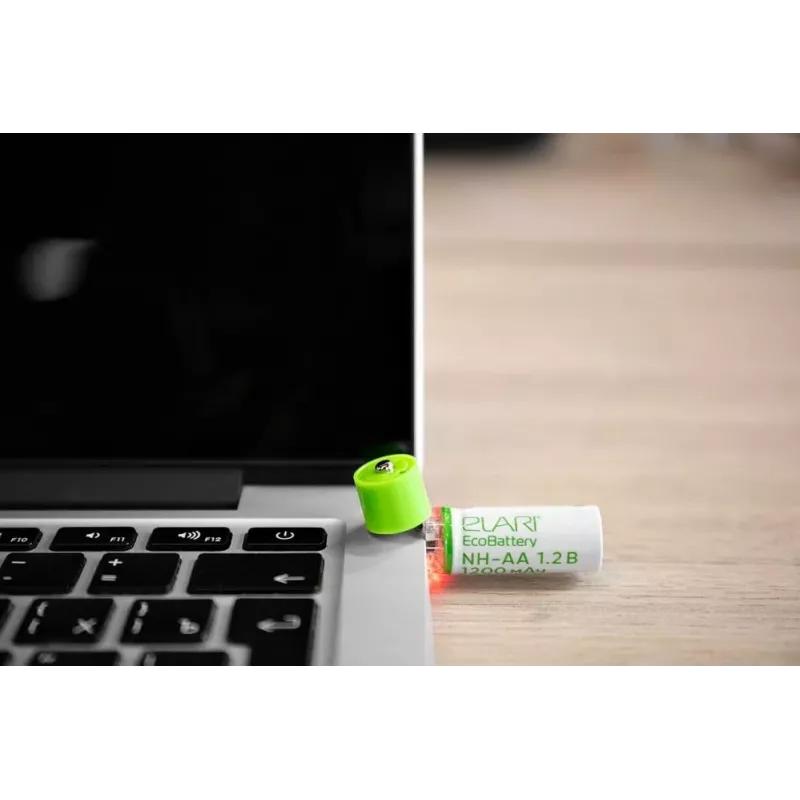 Elari Ecobattery AA NiMH Rechargeable Battery 1500 mAh 1.2 V White