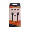 BULLET USB-C to USB-C Cable 1m, 2.4A Black
