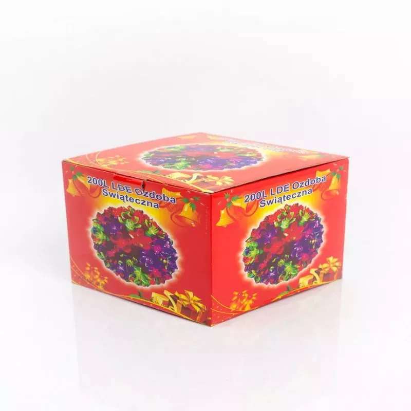 iLike 465 200LED Multi Color LED Ball with Flowers 20 cm