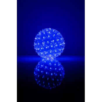 iLike RS-209 Decorative Light Ball with Floral Pattern 100 LED Blue 14 cm