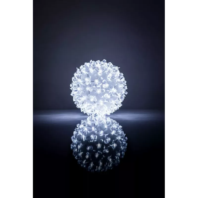 iLike Christmas Lights Ball RS-214 80LED D-13cm White
