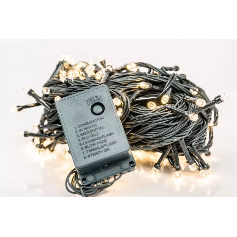iLike LED Christmas Lights 100 LED RS-111 7m White