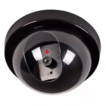 iWear SC1 Dummy Security Camera Outdoor Fake CCTV with Flashing Red Light 2x AA Battery