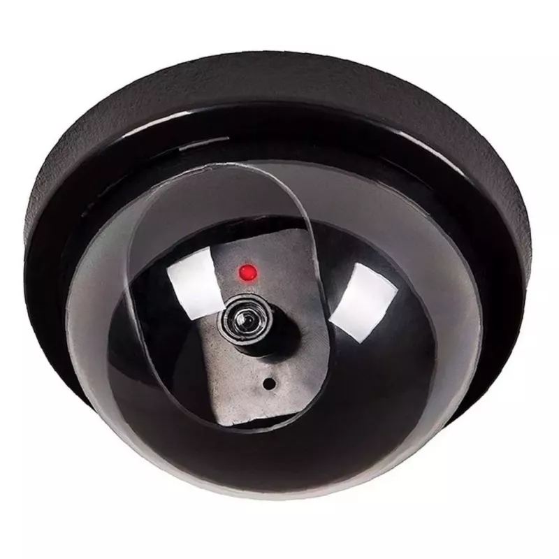 iWear SC1 Dummy Security Camera Outdoor Fake CCTV with Flashing Red Light 2x AA Battery