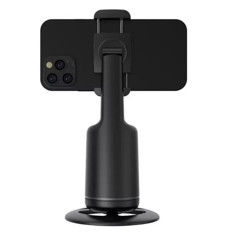 iWear P01 Auto Face 360 Degree Tracking Selfie Stick Tripod with Smartphone Fixation Black