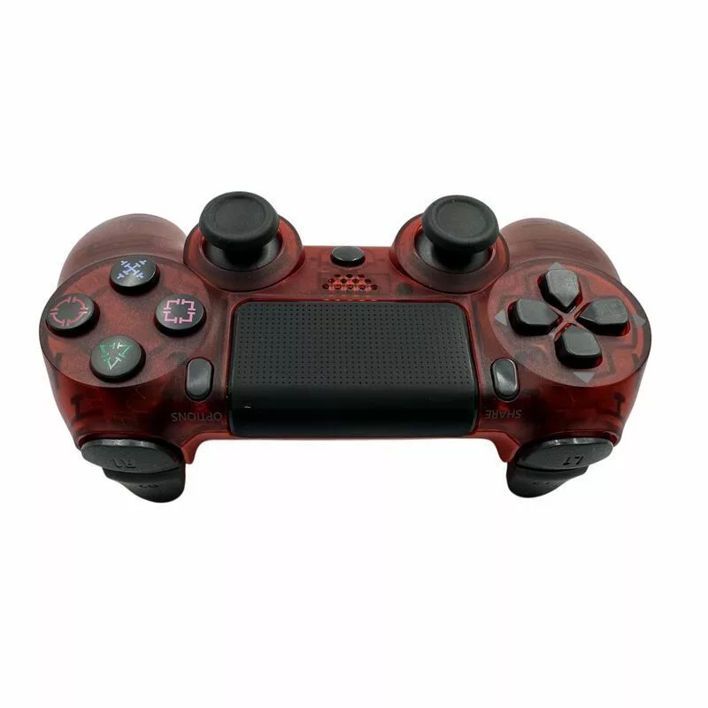 GameBox P4 Wireless Vibration Bluetooth Controller for PlayStation 4 / PC / TV / TV Box Transparent
