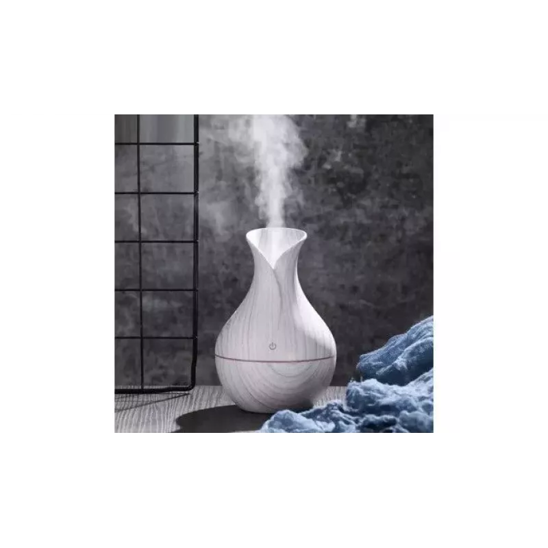 IVY D2 3-in-1 Aroma Diffuser - Humidifier - 1.5W Night Atmosphere USB Lamp 11cm / 300ml Stone Wood