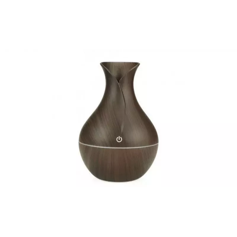 IVY D2 3-in-1 Aroma Diffuser - Humidifier - 1.5W Night Atmosphere USB Lamp 11cm / 300ml Dark Wood