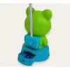 Kiddyz NL1 Space Froggy Kids Night Light Desk Lamp (20x10cm) with USB Power & Pencil Sharpener Green