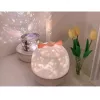 Kiddyz WH-16E Dream Projection Night Lamp (12x12x12 cm) with 6 Pattern Films USB-C Rechargeable White