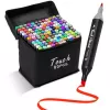 iLike Toy Super Set of 80pcs Color Markers with Zipper Carrying Bag