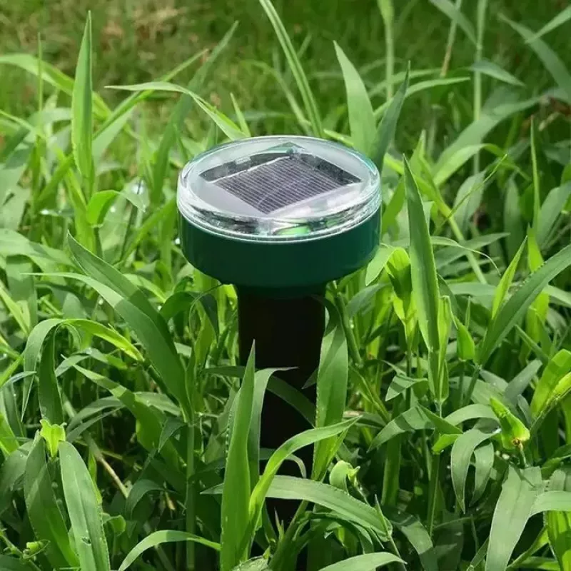 iLike Gardenera Solar Ultrasonic Mole and Rodent Repeller 22.5x6.3cm Set of 2 pcs for Garden and Lawn