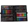 iLike 168pcs Art Set Drawing & Painting Kit with Markers Crayons Pencils Watercolors Storage Case