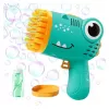 Kiddyz Bubble Gun 40 Hole Soap Bubble Gun with Bottle Holder for Indoor Kids Party & Outdoor Games