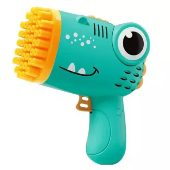 Kiddyz Bubble Gun 40 Hole Soap Bubble Gun with Bottle Holder for Indoor Kids Party & Outdoor Games