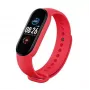 iWear SM6 Smart Bracelet - Fitness Tracker IP67 with HR & Blood Pressure / Social / Sleep Monitor Red