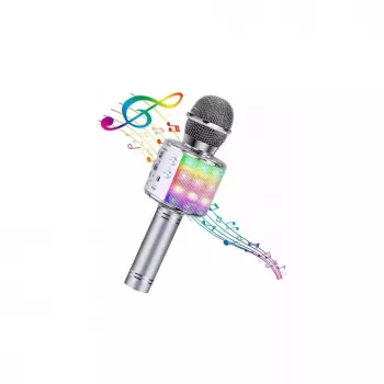 BEMI M85 Karaoke Kids & Adult Fun Effect Microphone with Speakers & Record Micro SD USB Bluetooth