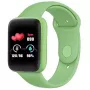 iWear M7 Smart & Fit Watch with Full Touch 1.3 inch IPS, Media Control, Heart Rate, Blood Pressure, Social Green