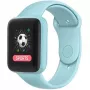 iWear M7 Smart & Fit Watch with Full Touch 1.3 inch IPS, Media Control, Heart Rate, Blood Pressure, Light Blue