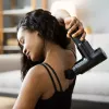 iLike GG Portable Fascial Muscle Massage Gun with 6-Level Variable Vibration + 3 Nozzles Black