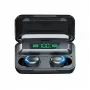 WoW 5C Sport & Leisure Super-Fit TWS Bluetooth 5.1 Stereo Earphones with HD Mic LED Charging USB