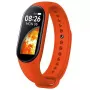 iWear SM7 Smart Bracelet 0.96 inch TFT Fitness Tracker IP67 with Heart Rate & Blood Pressure Monitor, Sleep Tracking, Social Notifications, Red