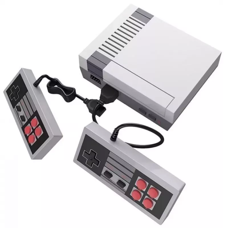 GameBox R6 8-Bit Retro TV AV RCA Analog Game Console with Dual Controllers with 620 Built-In Games