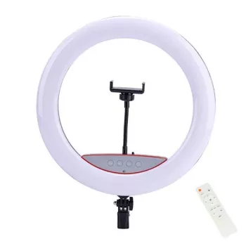 Elight SR14 36cm LED Ring Light with Smartphone Holder + 220V Adapter + Bluetooth Remote Black