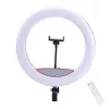 Elight SR14 36cm LED Ring Light with Smartphone Holder + 220V Adapter + Bluetooth Remote Black